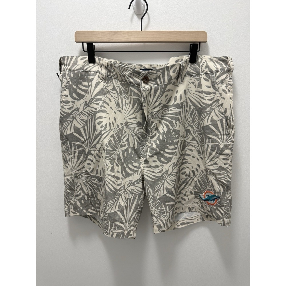 Miami Dolphins Margaritaville Island Reserve Shorts Mens 38 Tropical Print Golf